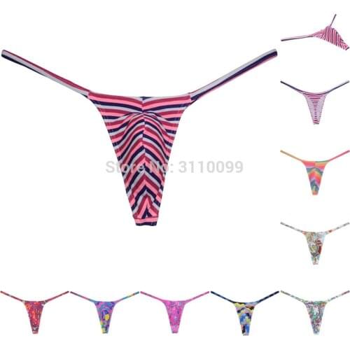 Mens Swim Thong G-Strings Nylon quick dry Underwear Bulge Pouch Sport String Bikini T-Back
