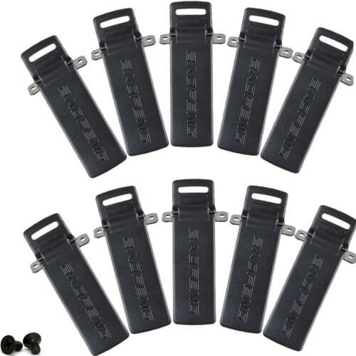 10pcs Baofeng radios UV-5R Belt Clip for BAOFENG UV-5R UV-5RA UV-5RB UV-5RC TYT TH-F8 Ham Radio Walkie Talkie Accessories