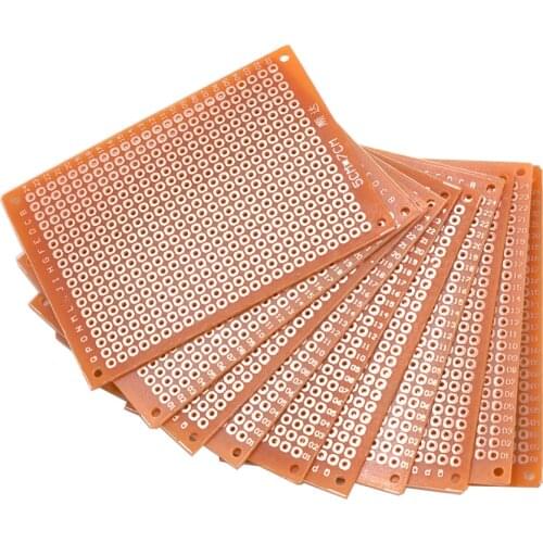 10Pcs DIY Prototype Paper PCB Universal Experiment Matrix Circuit Board 5x7CM