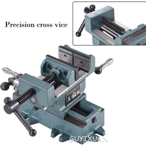 3 inch 4 inch heavy precision cross clamp bench Industrial two-way mobile vice workbench Cross flat pliers