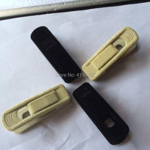 300pcs Velvet Hanger Clips Plastic Removable Flocked Clips Windproof Clothespins Non Slip No Mark Pant Skirt Hanger Coordinate