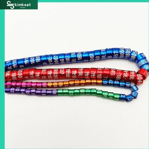 50pcs Customized aluminum alloy closed loop bird leg ring pigeon parrot canary bird leg band color random