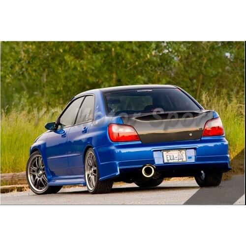 Car Accessories Carbon Fiber CSL Style Trunk Fit For 2002-2007 WRX STI 7th-9th GDA GDB Rear Trunk Bootlid Tailgate