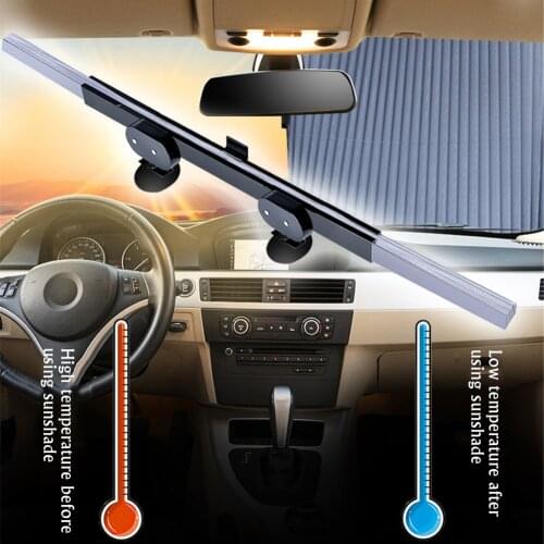 Car Side Window Sunshades Universal Retractable Sun Shade Curtain Sunscreen Heat Shield Universal Roller Blind Auto Accessories