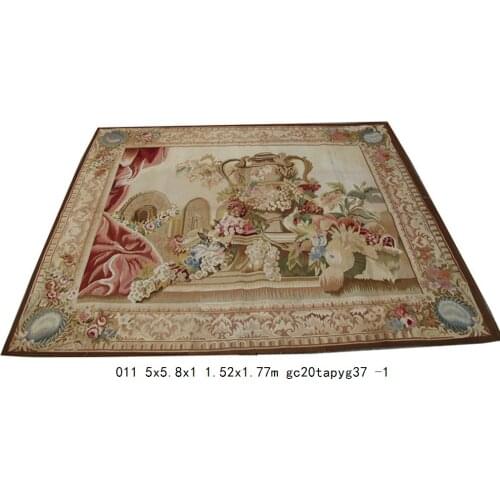 Wall tapestry european aubusson tapestry knitted tapestry tapestry tree gold tapestry