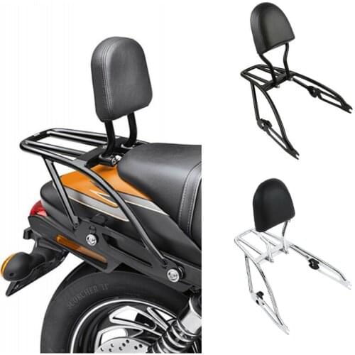 Motorcycle Two-Up Luggage Rack Sissy Bar Backrest For Harley Street 500 750 XG500 XG750 2015-2020