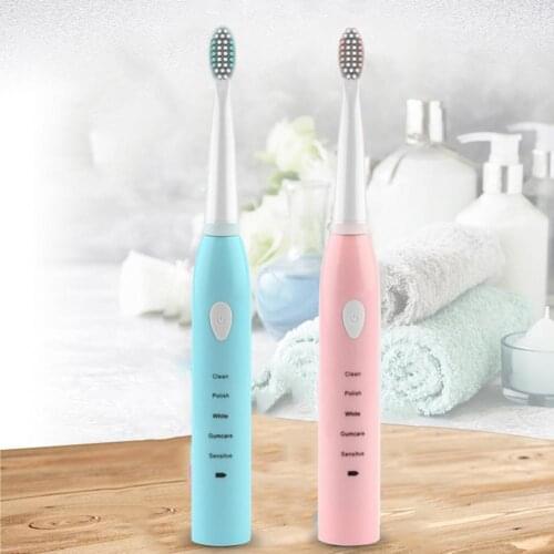 2021 Sonic Electric Toothbrush Adult Timer Brush 5 Mode USB Charger Rechargeable Tooth Brushes Replacement Heads Set