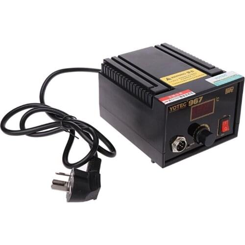1 Set 967 Electric Rework Soldering Iron Station LCD Digital SMD Desoldering Station Constant Temperature Frequency Conversion