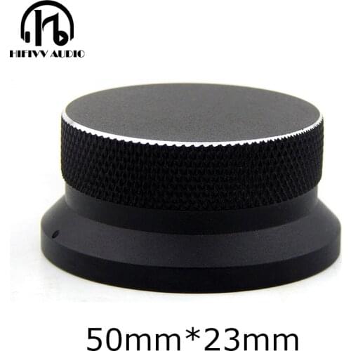 HIFI amplifier speaker Aluminum Volume knob 1pcs Diameter 50mm Height 23mm amplifier Potentiometer knob