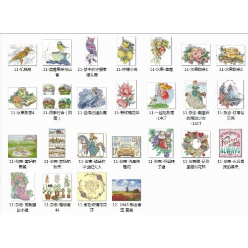 Top selling 10.99usd happy 7 Counted Cross Stitch 11CT 14CT 18CT DIY Chinese Cross Stitch Kits Embroidery Needlework Sets
