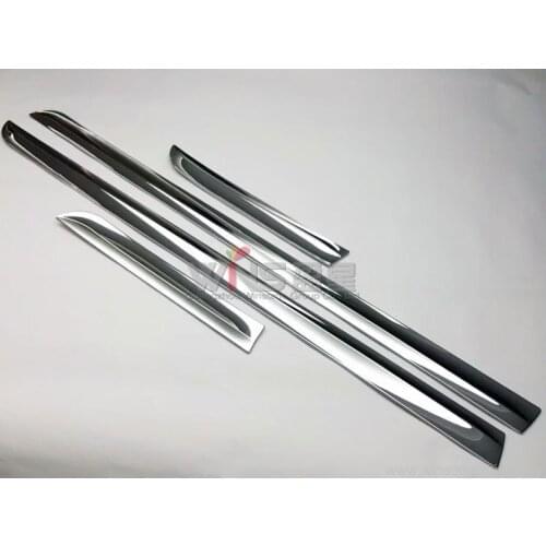 2010-2019 Chrome Side Door Body Garnish Cover Trim For Toyota Land Cruiser Prado 150 LC150 Car styling Accessories