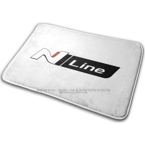 Hyundai N Logo Mat Rug Carpet Anti-Slip Bedroom Entrance Door Mat Hyundai I30 Korean Hot Hatch I30n Jdm Kdm Racing Veloster Car