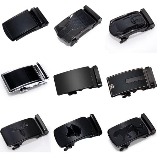 Fashion Mens Business Alloy Automatic Buckles Suitable Width 3.5CM Automatic Belts Men Plaque Belt Buckles For Men Belt DiBanGu