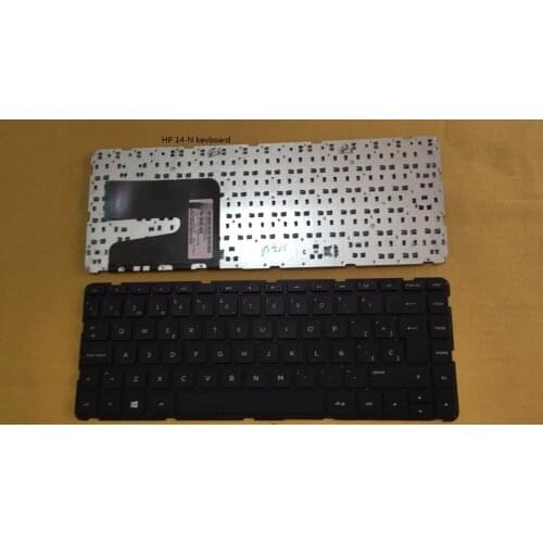 New SP Spanish Teclado laptop Keyboard For HP 14-n 14-n200 14-n003la 14-n005la 14-n009la 14-n013la Without FRAME black