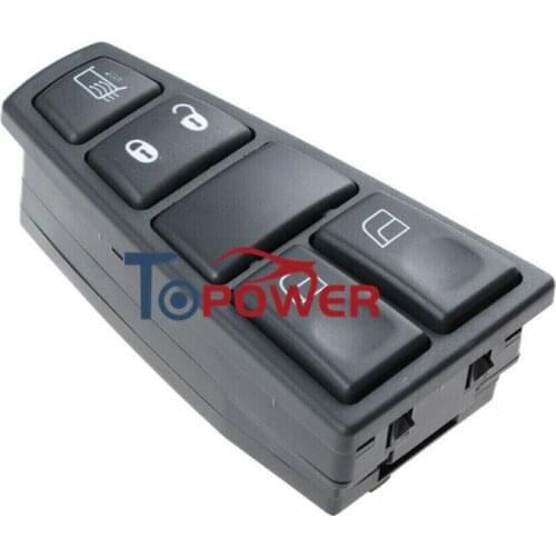 Power Window Control Switch Electric 20752915 Front Left Fits for Volvoo Truck VNL FM FH12 NEW Car Accessories Autoparts