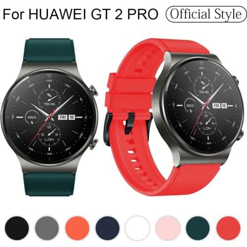 Sport Silicone Strap for Huawei Watch GT 2 Pro Band Replaceable Wriststrap Fashion Bracelet Watchbands for Huawei Watch GT2 Pro