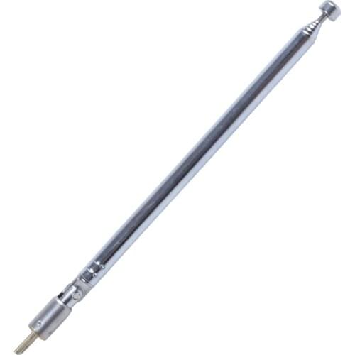 Replacement 49cm 19.3" 6 Sections Telescopic Antenna Aerial for Radio TV