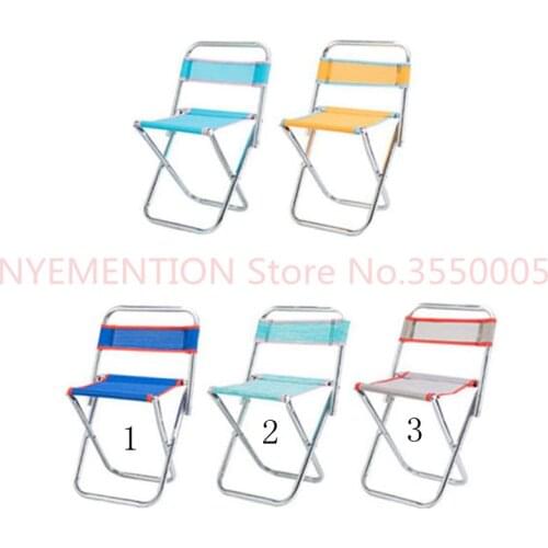 Chairs for kids Adults Party Camping Picnic Chairs Fishing Stool Protable Can Foldable Outdoor Furniture Ultralight Seat 20pcs
