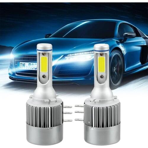 H15 LED Bulb Auto Car Led Car Headlight for BENZ Audi BMW VW COB Auto Bulbs 1 Pair 18W 2000LM Car Headlight Lamp