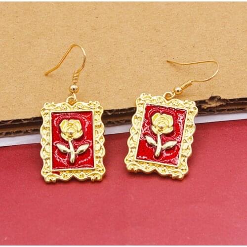 VAMGOTH Women's Gold Earrings