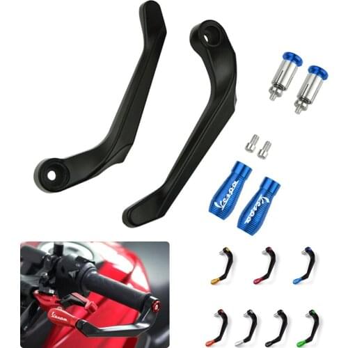 Motorcycle Handlebar Grip Guard Brake Clutch Levers Guard Protector For Piaggio Vespa GTS GTV LX 60 125 250 300 Primavera Sprint