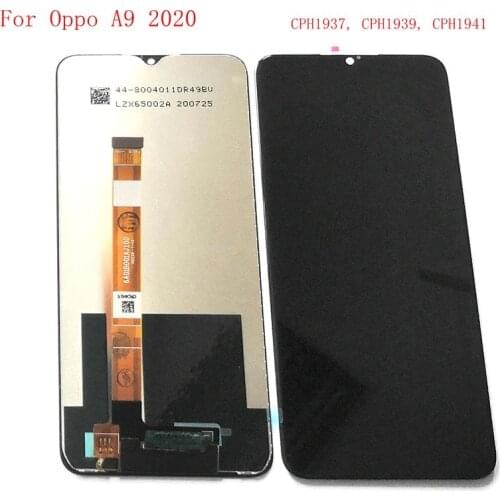6.5" original For Oppo A9 2020 LCD Screen Display+Touch Screen Digitizer Assembly Replacement Parts CPH1937 CPH1939 CPH1931