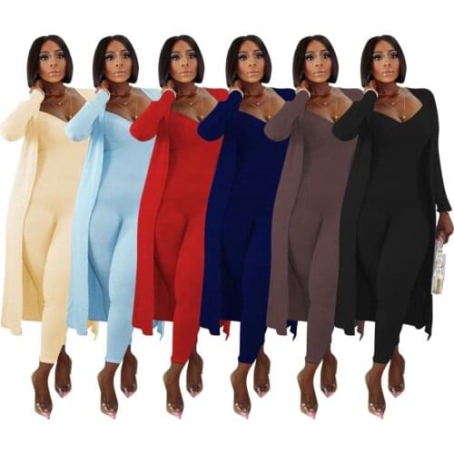 2020 womens fall clothing 2020 long sleeve two piece women outfit with cover bodysuit vendors clothing
