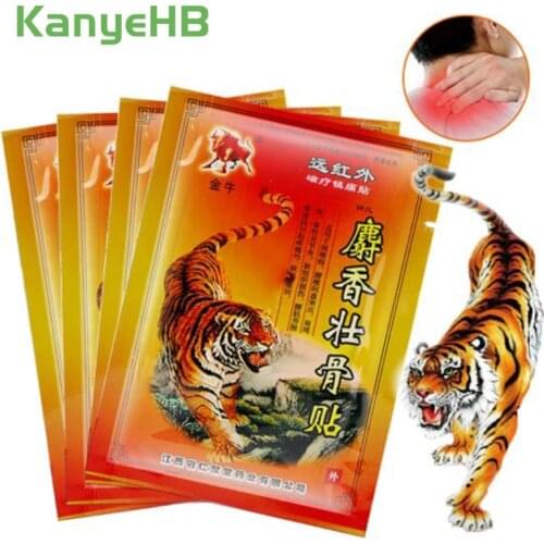 24pcs/3bags 100% Tiger Balm Pain Relief Patch Herbal Medical Plaster Rheumatism Lumbar Knee Arthritis Joints Aches Relieve A559