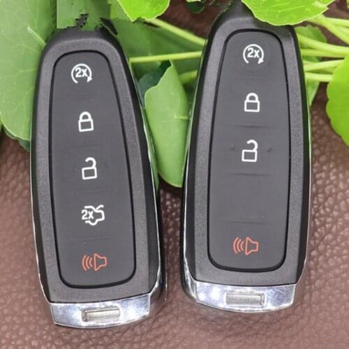 DAKATU 4 /5 buttons Keyless Shell Smart Remote Key Case Fob For Ford Edge Explorer Escape Flex Focus Taurus C-MAX for Lincoln