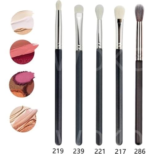 5pcs Eye Makeup Brush Cream Shadow Eyeshadow Crease Blending Brush Professional Soft Goat Hair Eye Makeup Brush Makeup Sets&Kits