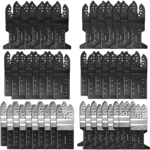 50Pcs Oscillating Multi Tool Saw Blade for Fein Bosch Multimaster Makita Bosch Cutting Wood Tools for Renovator Power Blades