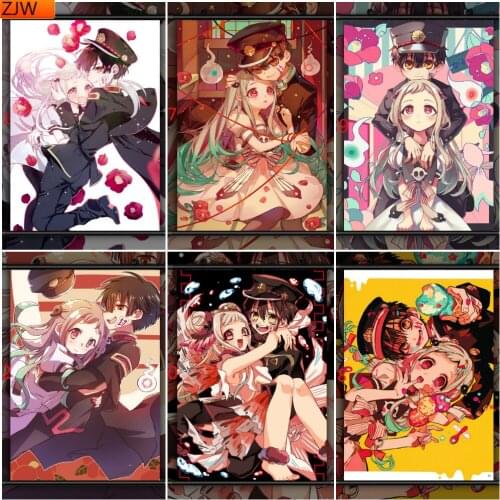 5D DIY Hanako-kun Animation Diamond Painting Diamond Inlaid DIY Full Diamond Embroidery Living Room Home Decoration