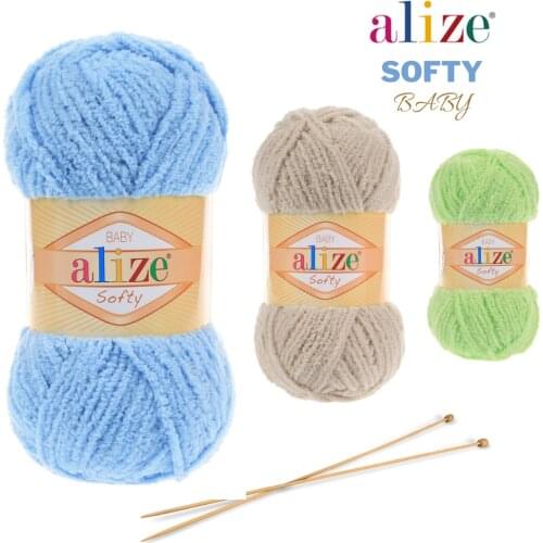 Alize Softy, Baby Yarn, Yarn Crochet Bulk, Soft Yarn, Yarn for Hand Knitting, Clothes, Wool, Baby Accessory Yarn, Amigurumi