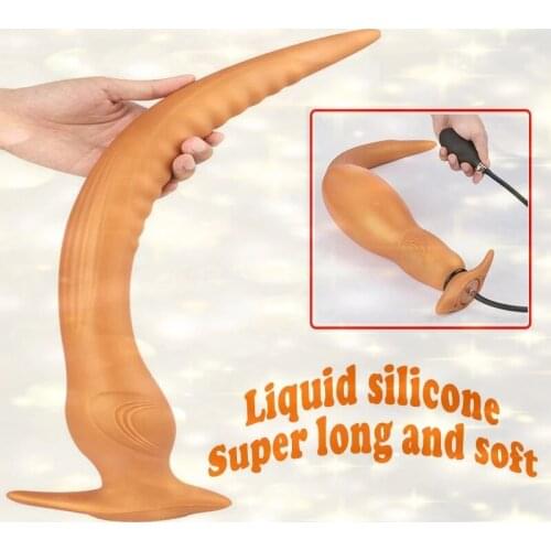 New Huge Inflatable Anal Plugs Prostate Massage Butt Plug Anal vagina Masturbator Expandable G spot Sex Toys for Woman Men
