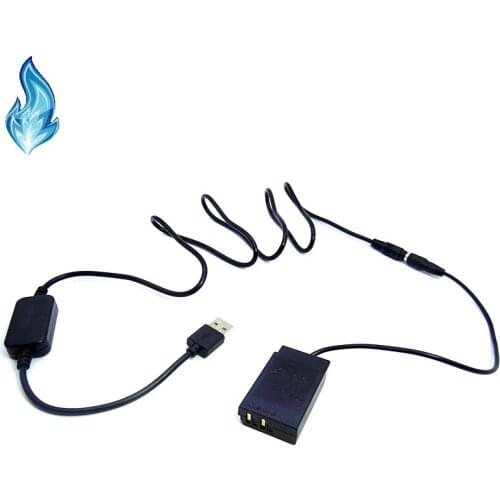 Free Shipping DC 5V USB Drive Power Cable + EN-EL22 battery DC Coupler EP-5E for Nikon 1 J4 1J4 and S2 1S2 Mirrorless Camer