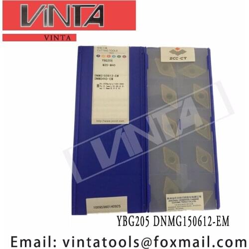 Free shipping high quality 10pcs/lots YBG205 YBM253 DNMG150612-EM cnc carbide threading inserts cutting blade tools