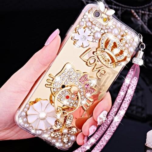 Luxury Mirror Flip Smart Case For Samsung Galaxy A52 A51 A71 A42 A32 A72 A725F A50 A70 Fundas Diamond Ring Holder Phone Cover