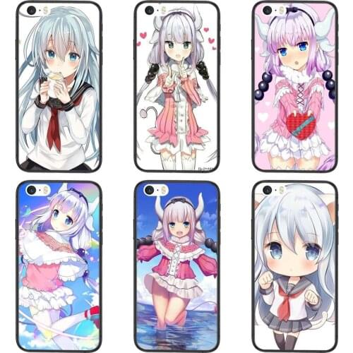 For Xiaomi Mi11 Mi 11 Pro Ultra Lite 10T 10S Mi9 Poco X3 NFC F3 Cutest Anime Little Girl Style Black Bumper Silicone Back Mens