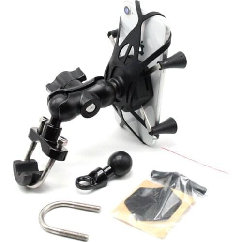 Phone Holder Charger For KAWASAKI Z125 Z250 Z300 Z400 Z650 Z750 Z800 Z1000 Motorcycle Accessories GPS Navigation Bracket X-Grip