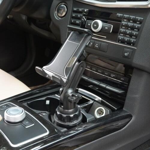 Car Cup Holder Phone Mount, Adjustable Cupholder Cell Phone Cradle with 360° Rotatable Holder, Compatible with Most Smart Phones