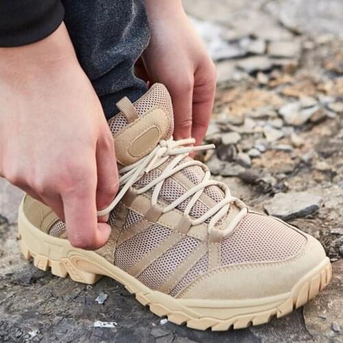 2019 New Low Men And Women Special Shoes AK Sand Color Outdoor hiking Shoes Running Shoes Summer Mesh Breathable Training Shoes