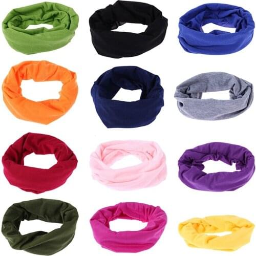 Men Womens Turban Magic Scarf Outdoor Sports Bicycle Riding Headband Bike Cycling Neck Tube Warmer Bandanas Face Mask