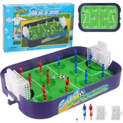 Mini Table Soccer Set Children Sports Toy Football Game Desktop Soccer Field Model Kids Boys Soccer Toy Board Game Xmas Gift