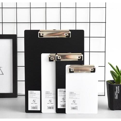 2021 New A4 Board A5 Folder A6 Pad Writing Board Folder Menu Folder Bill Folder Plastic Office Student Stationery b5 binder