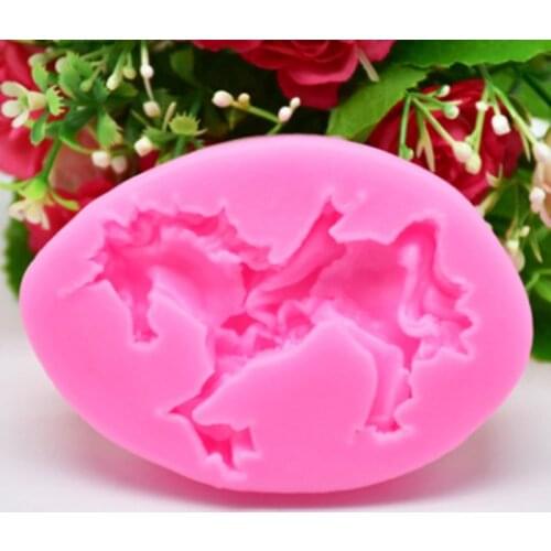 New Arrive 3D Silicone Mould For Chocolate Clay Carousel Horse Shape Silicone Cake Mold Bakeware Fondant Cake Tools Decorating