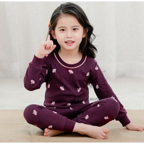 Kids Girls Sleepwear Baby Boys Winter Cotton Sets Children Homewear Pajamas for Girl Pyjamas Kids Nightwear For 4 6 8 10 12Years