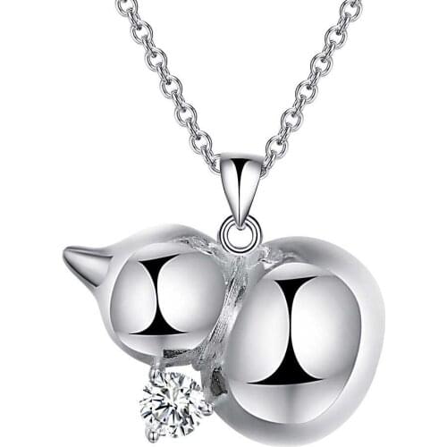 Wholesale Silver Plated Charm Jewelrys Necklace,free Shipping Fashion Fashion Jewelry Pendant Calabash AN857