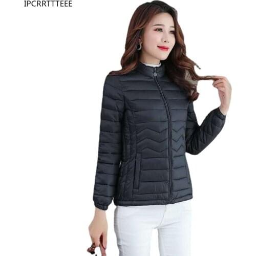 Autumn Winter Women Basic Jacket Coat Female Slim Hooded Brand Cotton Coats Casual Female short Jackets Jaqueta Feminina 2019