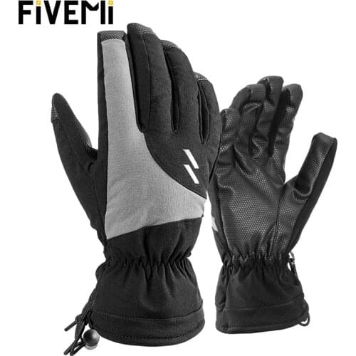 Snow Ski Gloves Warm Cold-proof Waterproof Anti-Slip Fluff Snowboard Gloves Cycling Motorcycle Winter Gloves For Men Windproof