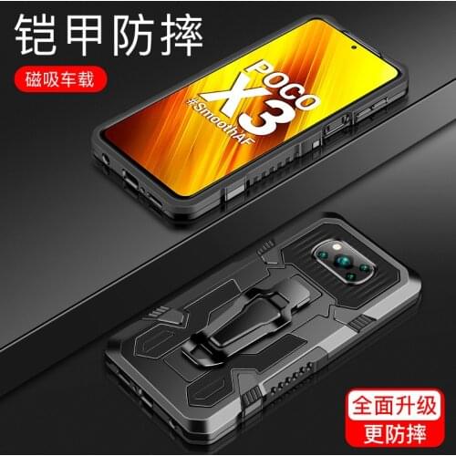 Shockproof Armor Case For Xiaomi Poco X3 Pro Case Poco X3Pro Belt Clip Holster Cover For Poco X3Pro Pocox3 pro Coque Poco X 3Pro